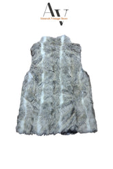 Light Grey Afghan Vest